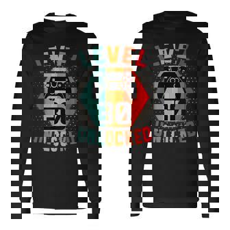 30 Años Cumpleaños Regalo Gamer T Level 30 Unlocked Camiseta de manga larga - Regaloses