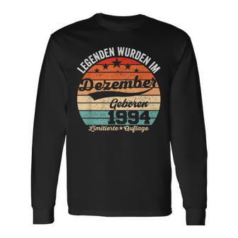 30Th Birthday Man Legends Are In December 1994 Langarmshirts - Geschenkecke