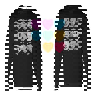 4Th Wing Candy Heart Xaden Riorson Valentines Hearts Long Sleeve T-Shirt | Mazezy