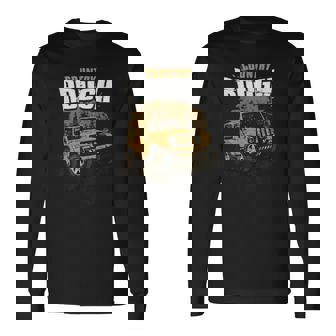 4x4 Car Off Road Classic Off Roading Four Wheel Drive Long Sleeve T-Shirt - Monsterry