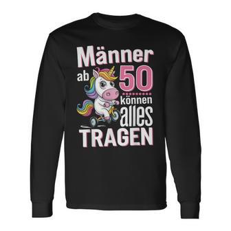 From 50 Can Wear Everything 50Th Birthday Slogan Humour Langarmshirts - Geschenkecke