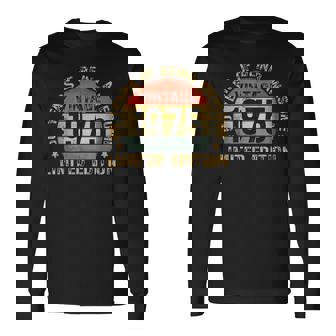 50 Year Birthday Decorations Gag 50Yr 1975 50Th Birthday Long Sleeve T-Shirt | Mazezy