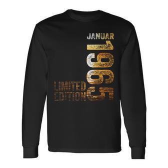 60Th Birthday Man 60 Years Limited Edition January 1965 Langarmshirts - Geschenkecke