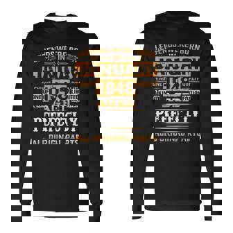 75Th Birthday Legend Born In January 1948 75 Years Old Long Sleeve T-Shirt | Mazezy