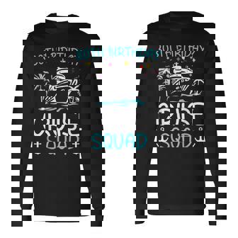 80Th Birthday Cruise Squad 2025 Matching Party Family Long Sleeve T-Shirt - Monsterry