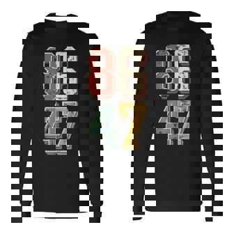 8647 Retro 86 47 Long Sleeve T-Shirt - Monsterry
