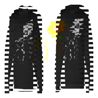 8647 Subtle Anti Trump 86 47 Cat Sunflower Cat Lovers Long Sleeve T-Shirt - Seseable