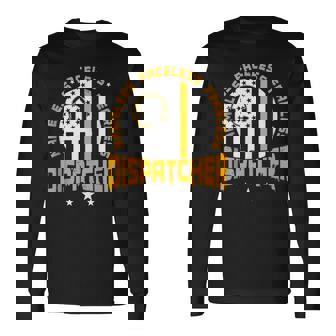 911 Dispatcher Nameless Faceless Fearless Thin Yellow Line Tank Top Long Sleeve T-Shirt - Monsterry