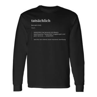 Actually Novelty Text Langarmshirts - Geschenkecke