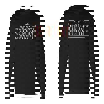 Administrative Assistant & Healthcare Admin Adults Medical Secretary Small Long Sleeve T-Shirt - Monsterry