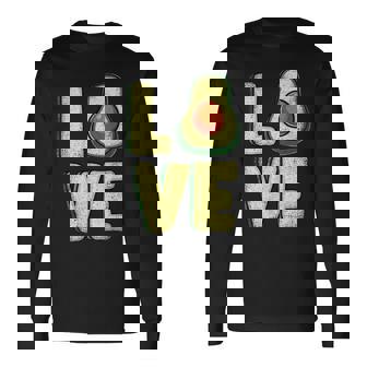 Aguacate Para Amante Del Aguacateintage Camiseta de manga larga - Regaloses