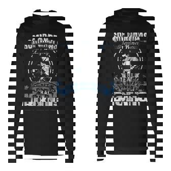 Algunos Abuelos Jugar Bingo Real Grandpas Jugar Boxeo Camiseta de manga larga - Regaloses