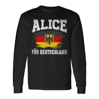 Alice For Germany Langarmshirts - Geschenkecke