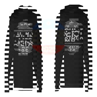 America Gulf Mexico Gulf Of Usa America 2025 Retro Button Long Sleeve T-Shirt | Mazezy