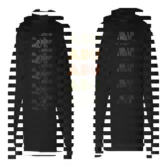 Amor Corazón Abu Grunge Estilointage Negro Abu Camiseta de manga larga - Regaloses