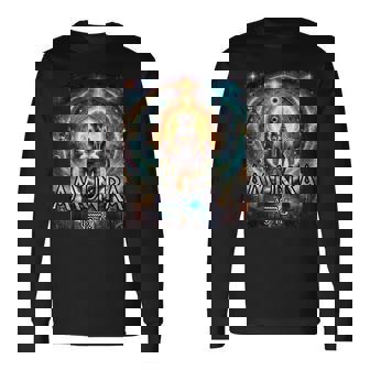 Amun Ra King Of Gods Egyptian Mythology Long Sleeve T-Shirt | Seseable UK