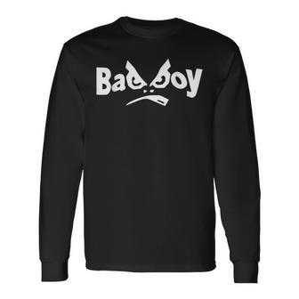 Angry Bad Boy Cool Bad Boys Fashion Graphic Style Camiseta de manga larga - Regaloses