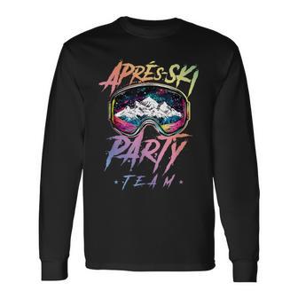 Apres Ski Party Team 2025 Colourful Langarmshirts - Geschenkecke