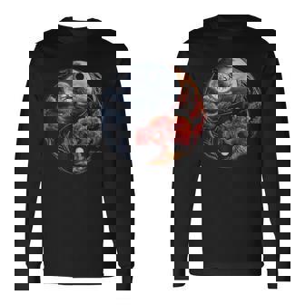 Arbre Deie Yin Yang T-shirt à manches longues - Cadeauxyz