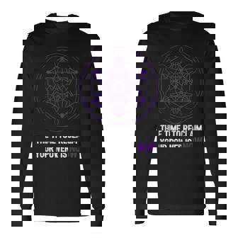 Arcángel Metatrón Cube Sagrada Geometría Espiritual Camisa Camiseta de manga larga - Regaloses