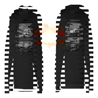 Arte Del Monte Fuji Camiseta de manga larga - Regaloses