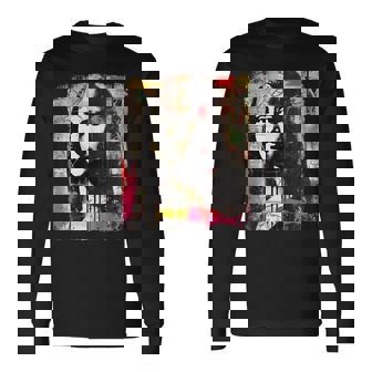 Arte Graffiti Abstracto Arte Leonardo Dainci Mona Lisa Camiseta de manga larga - Regaloses