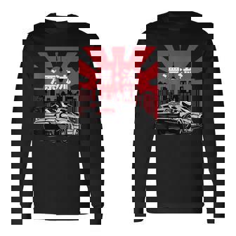 Artes Japonesas Fórmula Coche De Carreras Suzuka Pista Carrera Anime Camiseta de manga larga - Regaloses