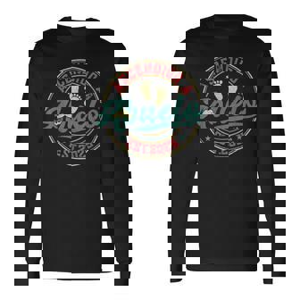 Ascendido A Abuelo 2025 Anunciar Abuelos Primerizos Camiseta de manga larga - Regaloses