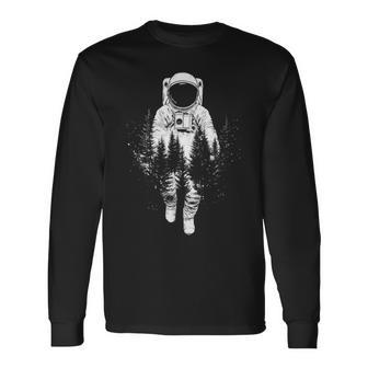 Astronaut Motiv Illustration Astronaut Langarmshirts - Geschenkecke