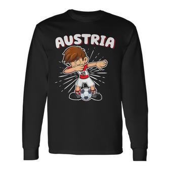 Austria Dabbing Football Boys' Jersey Children's Fan Langarmshirts - Geschenkecke