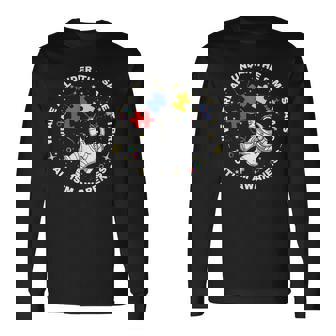 Autism We Are All Under The Same Stars Space Astronaut Long Sleeve T-Shirt - Thegiftio UK