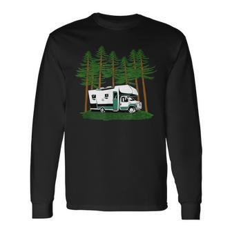 Autocaravana Rvehículo Recreacional Casa Rodante Camper Camiseta de manga larga - Regaloses
