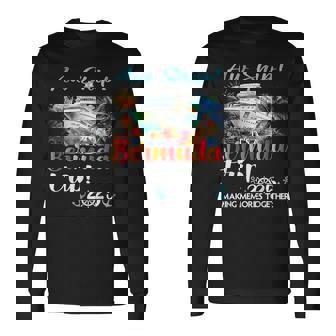 Aw Ship Its A Bermuda Trip 2025 Bermuda Cruise Trip Vacation Long Sleeve T-Shirt - Thegiftio UK