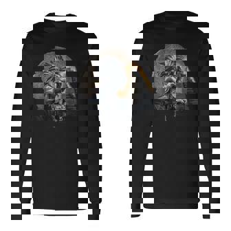 Aztec Warrior Mayan Indigenous Mexican Aztec Jaguar Long Sleeve T-Shirt - Thegiftio