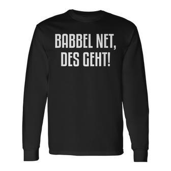 Babbel Net Des Geht Hessian Langarmshirts - Geschenkecke