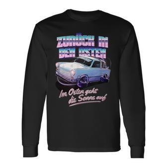 Back To The East Trabi Zeitmaschine Langarmshirts - Geschenkecke