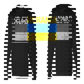 Bandera Ucraniana Ucrania Camiseta de manga larga - Regaloses