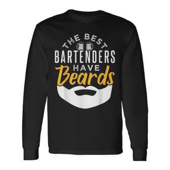 Bartender For Bartenders With Beards Langarmshirts - Geschenkecke