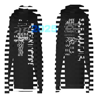 Basketball Senior Matching Class Of 2025 Senior Basketball Long Sleeve T-Shirt - Monsterry