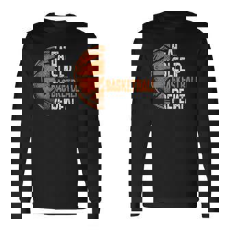 Basketball Team Coach Player Fan Eat Sleep Basketball Repeat Long Sleeve T-Shirt - Thegiftio UK