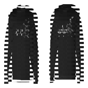 Battement De Coeur Cadeau Pour Musicieniolon T-shirt à manches longues - Cadeauxyz