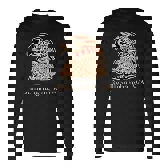 Bellingham Wa Aigle Indien Haida Pacific Nw T-shirt à manches longues - Cadeauxyz