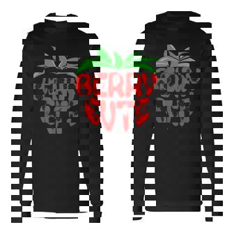 Berry Mignon Drôle De Fraise T-shirt à manches longues - Cadeauxyz