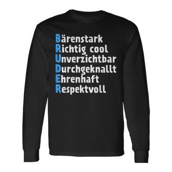 Best Brother Brother For Siblings Langarmshirts - Geschenkecke