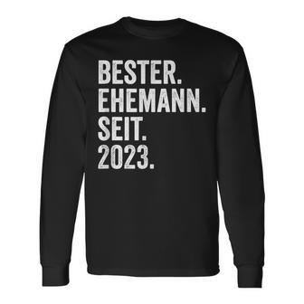 Best Husband Since 2023 1 Wedding Anniversary 1 Year Langarmshirts - Geschenkecke