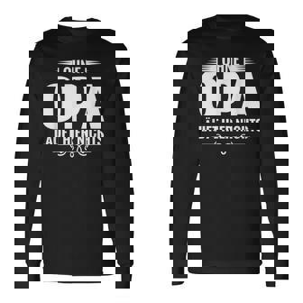 Bester Opa Der Welt Ohne Opa Laufhier Nicht Langarmshirts - Geschenkecke