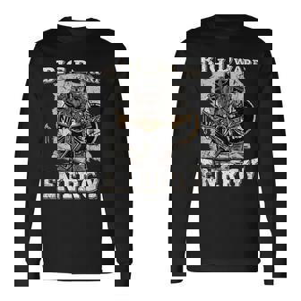 Big Dwarf Energy Fantasy Fighter Long Sleeve T-Shirt | Seseable CA
