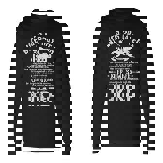 Biker's Prayer Vintage Motorcycle Biker Motorcycling Biking Long Sleeve T-Shirt - Monsterry