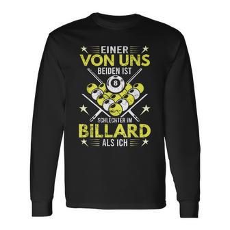 Billiard Accessories Billiard Pool Player S Langarmshirts - Geschenkecke