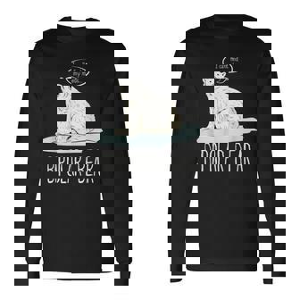 Bipolar Polar Bear Manic Depressive Personality Long Sleeve T-Shirt - Monsterry